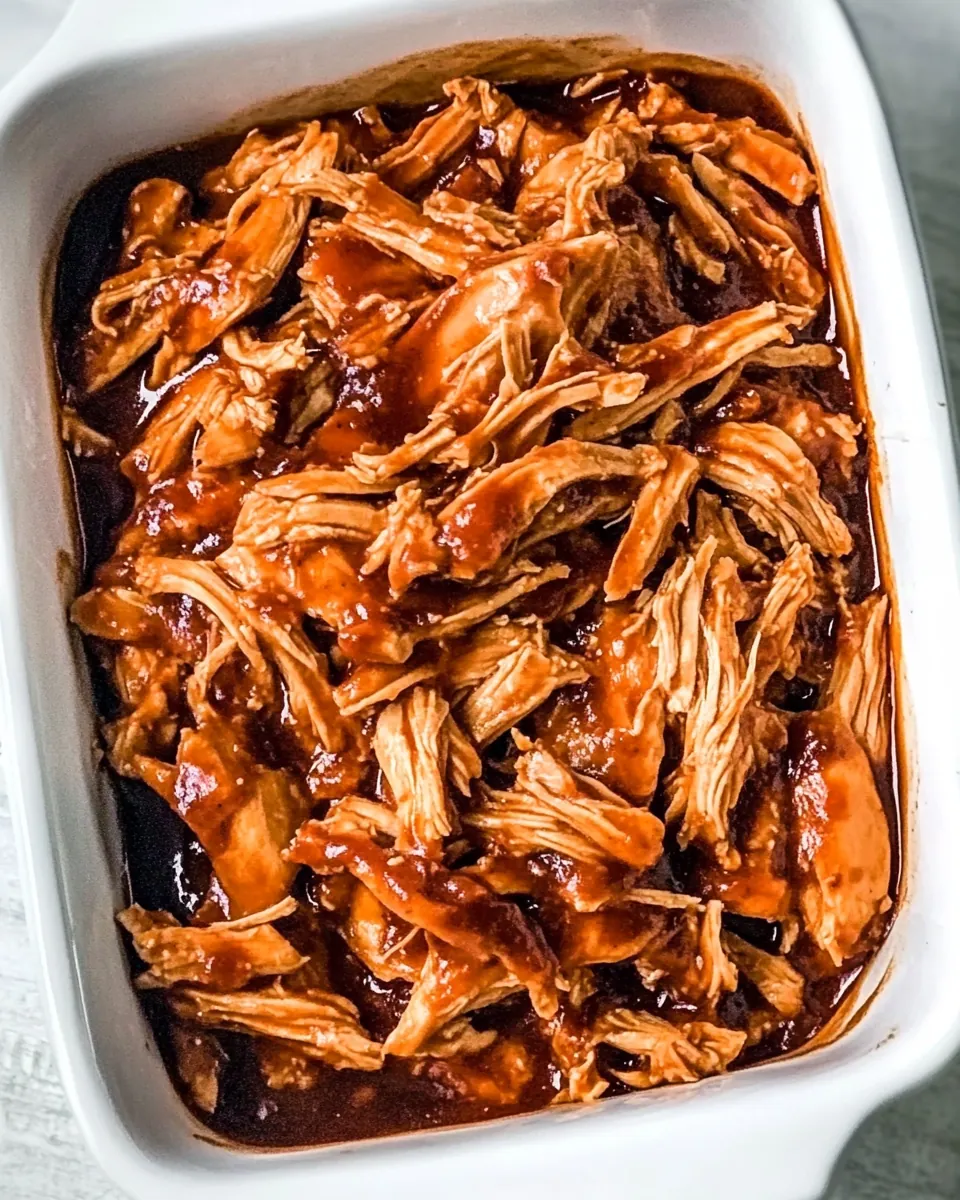 BBQ Crockpot Pulled Chicken