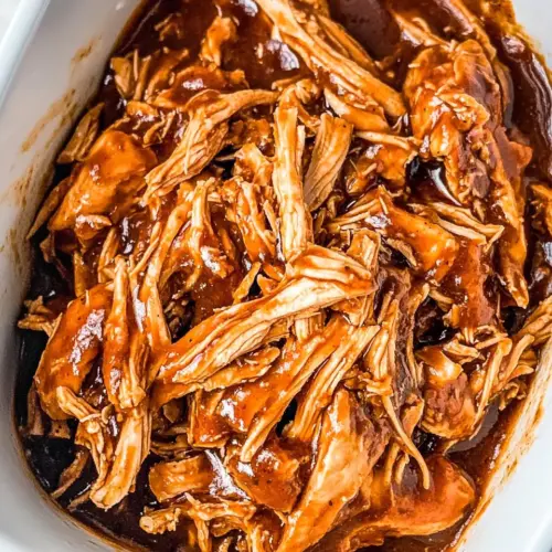 BBQ Crockpot Pulled Chicken