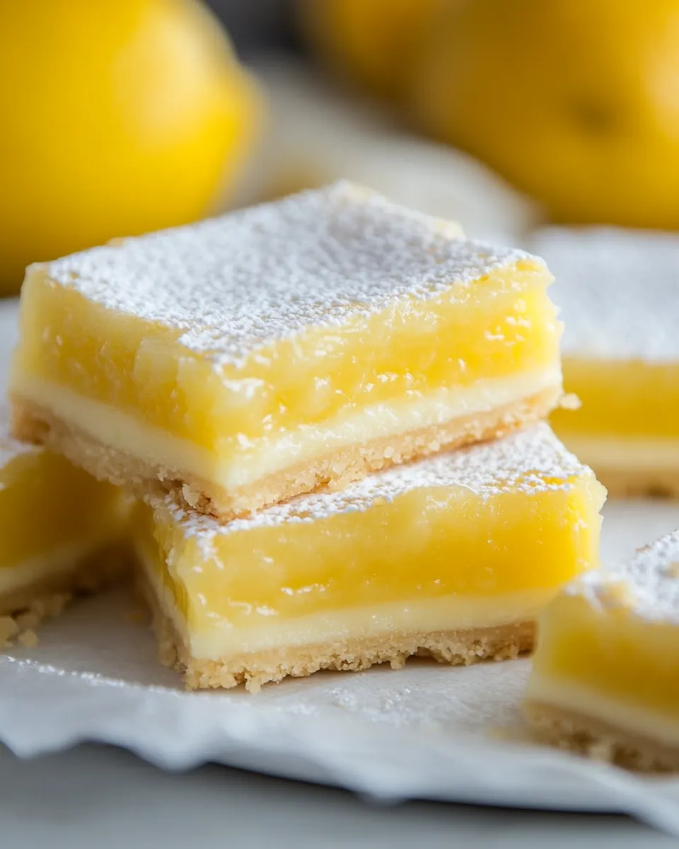 Lemon Bars Recipe