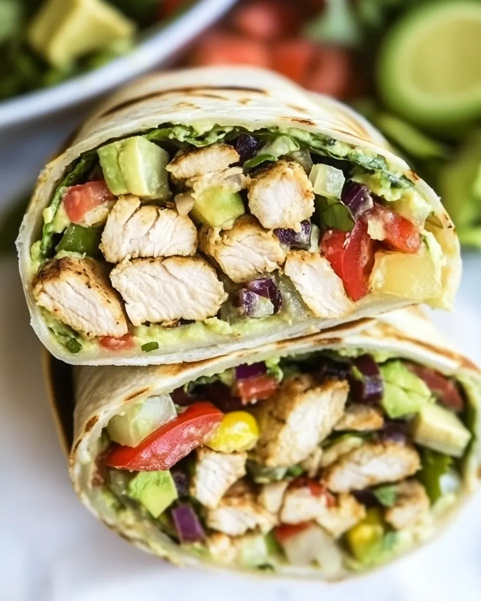 Baja Chicken Wrap