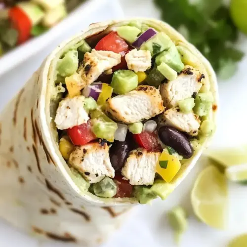 Baja Chicken Wrap