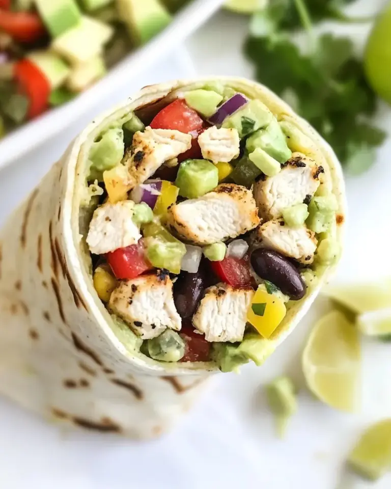 Baja Chicken Wrap