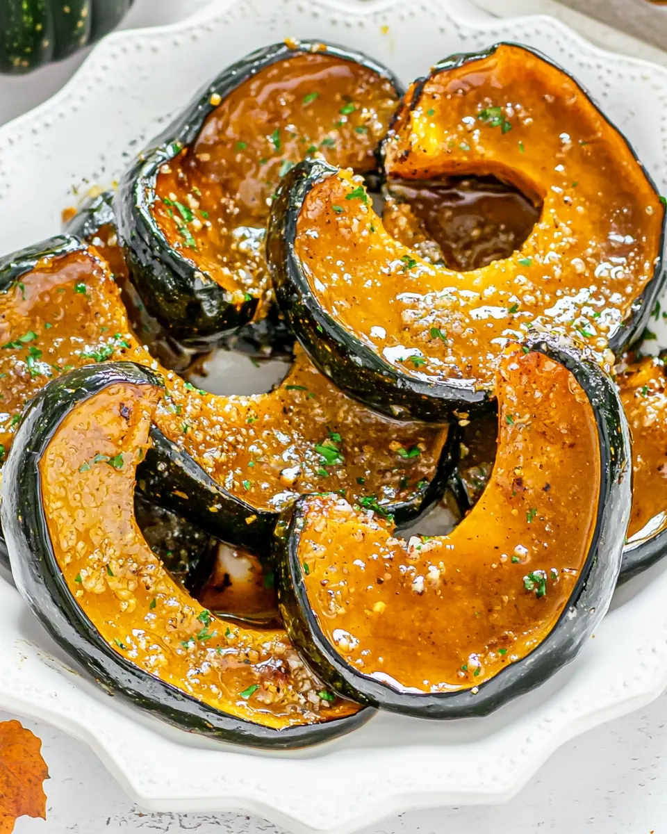 Baked Acorn Squash Slices