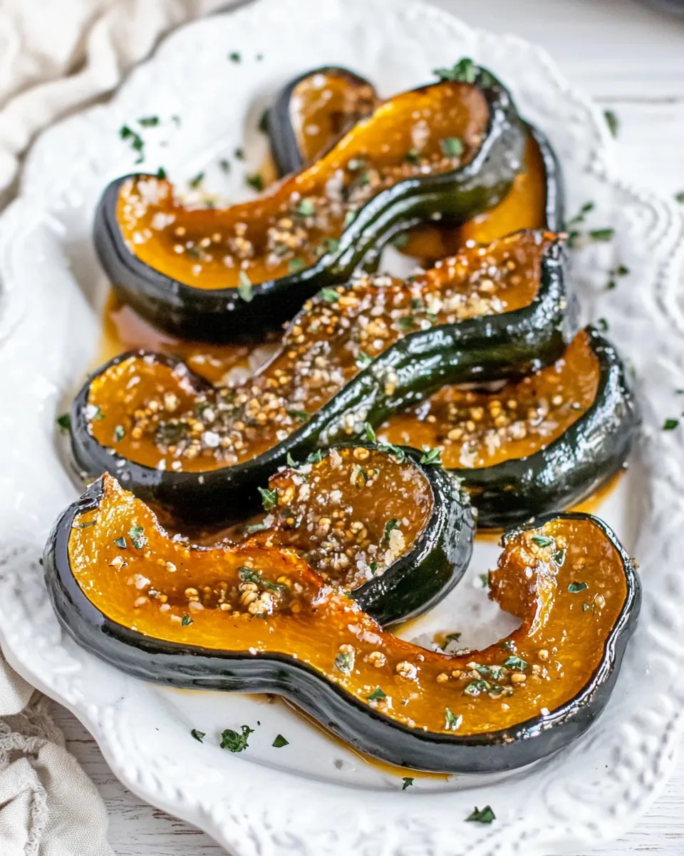 Baked Acorn Squash Slices