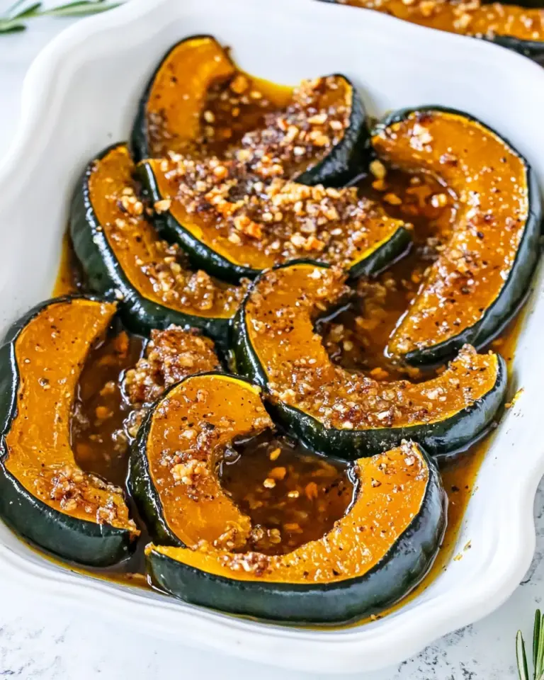 Baked Acorn Squash Slices