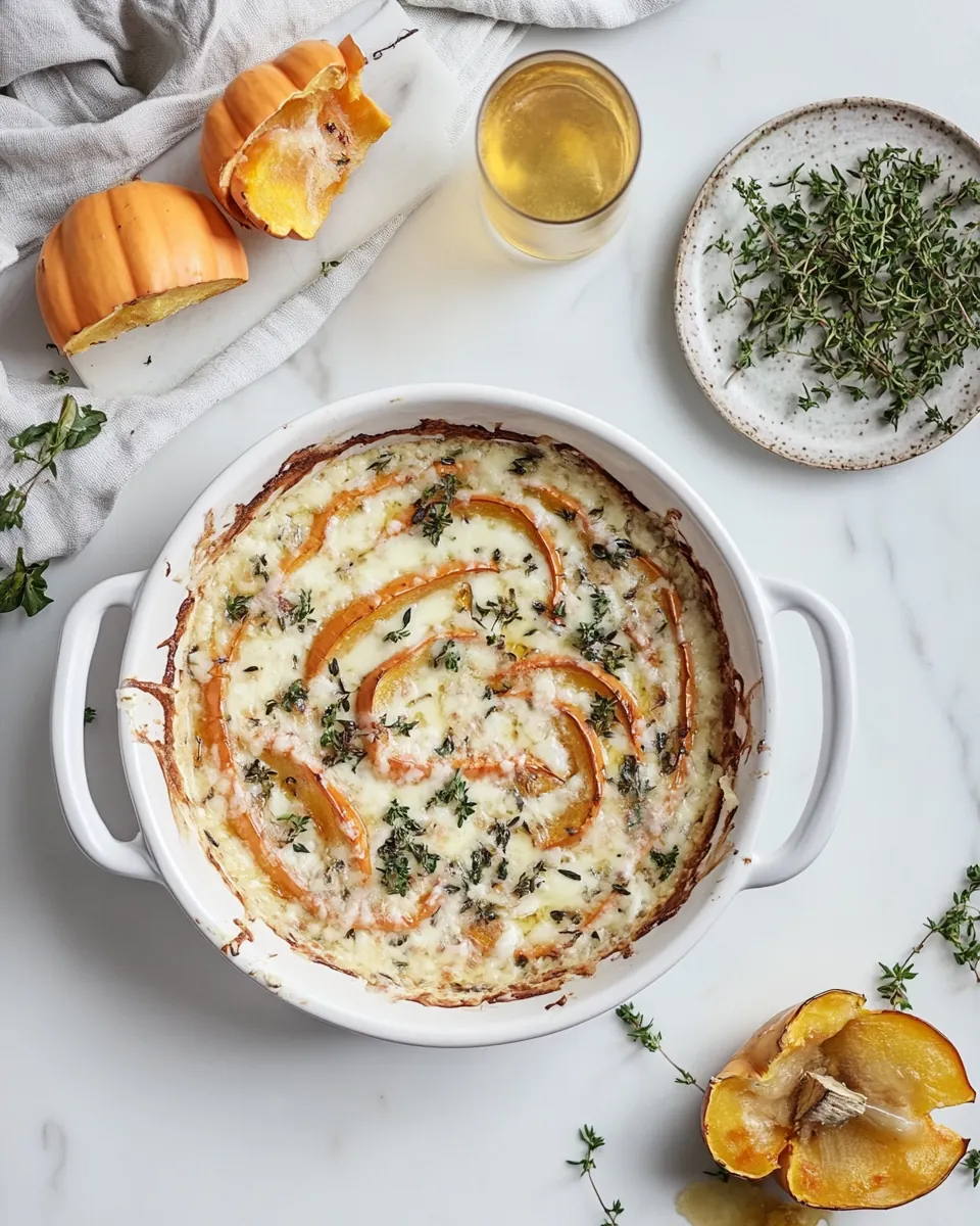 Baked Brie Dip with Delicata Squash