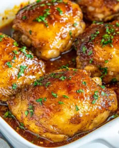 Baked Brown Sugar Italian Chicken