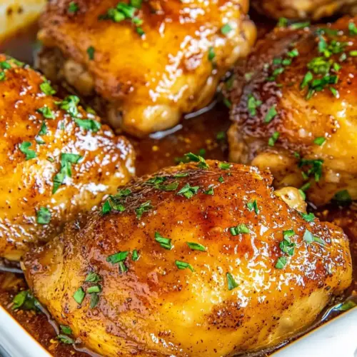 Baked Brown Sugar Italian Chicken