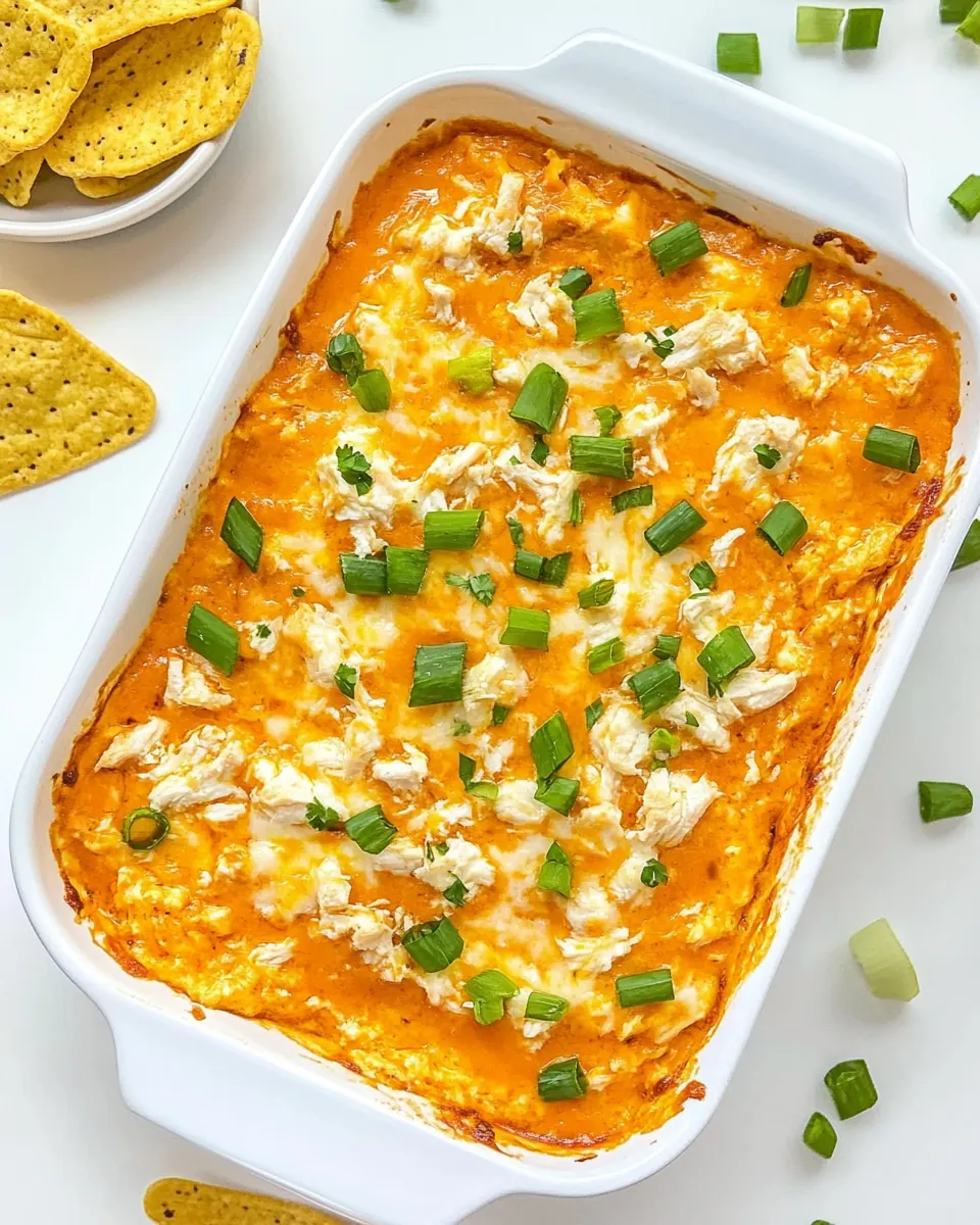 Baked Buffalo Chicken Dip