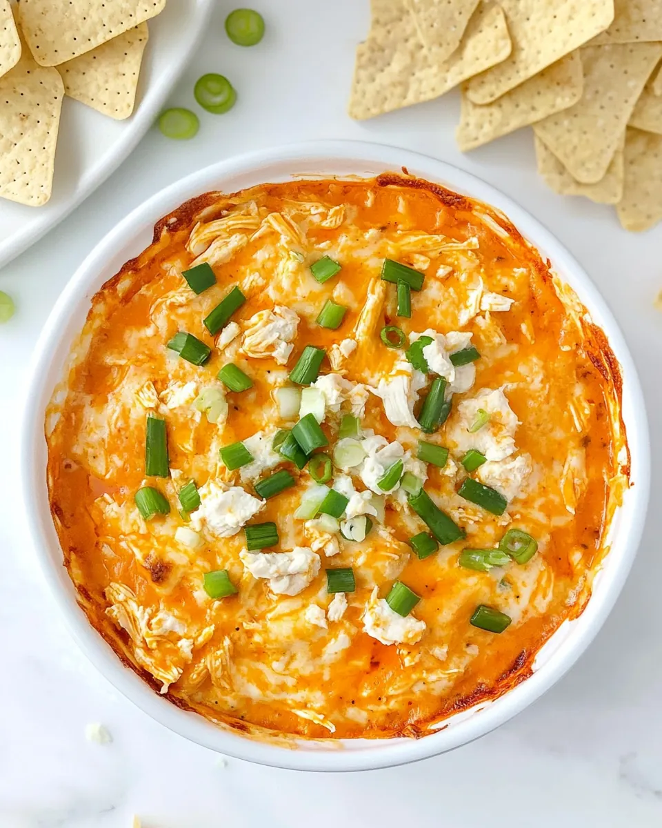 Baked Buffalo Chicken Dip