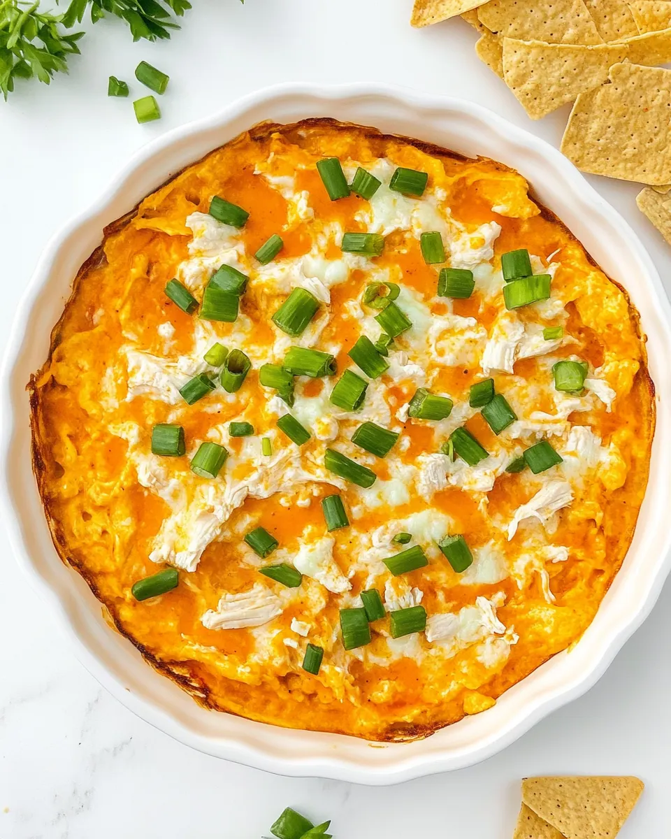 Baked Buffalo Chicken Dip