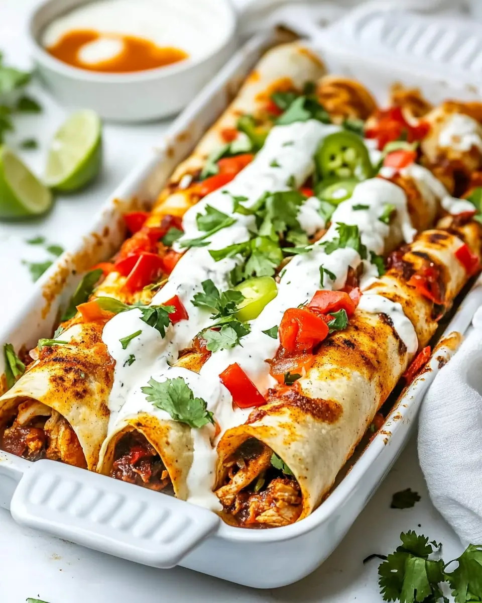 Baked Chicken Fajita Taquitos