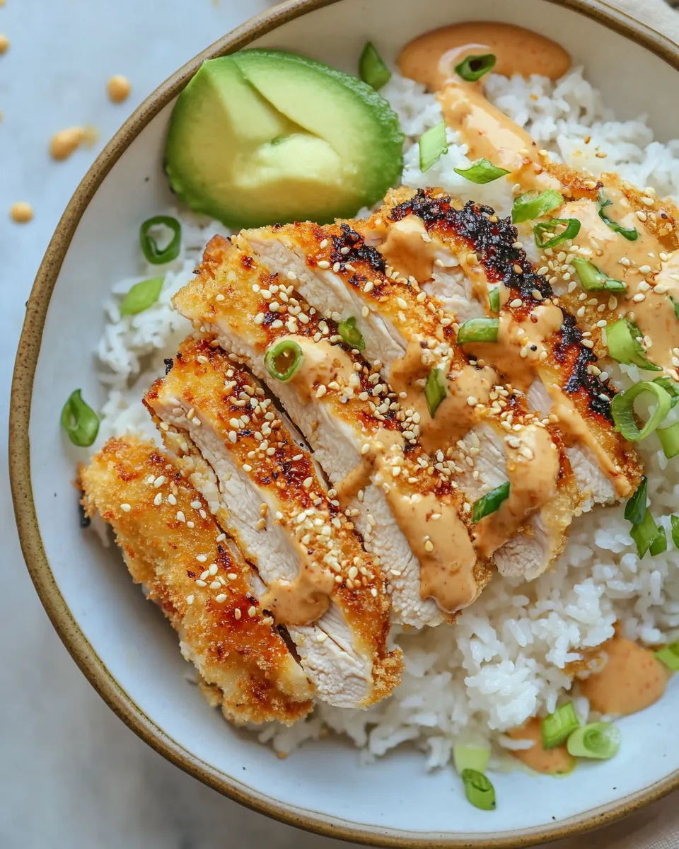 Baked Chicken Katsu