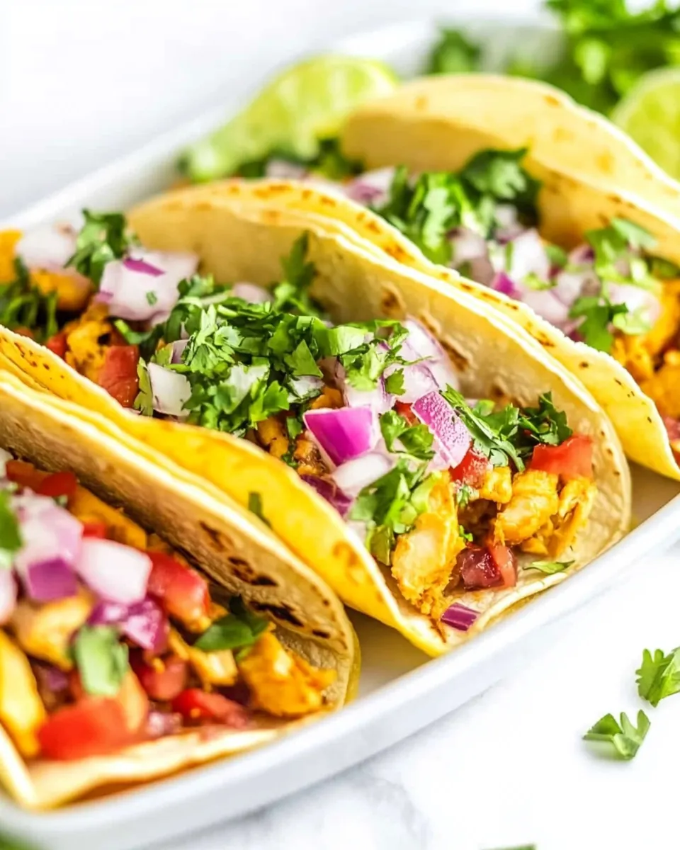 Baked Chicken Tacos