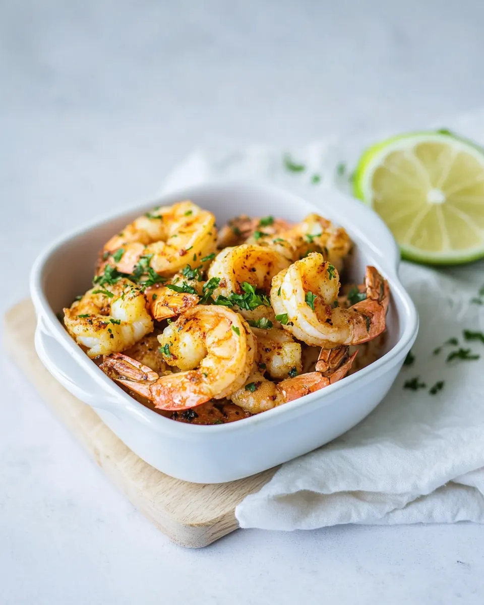 Baked Chili Lime Shrimp