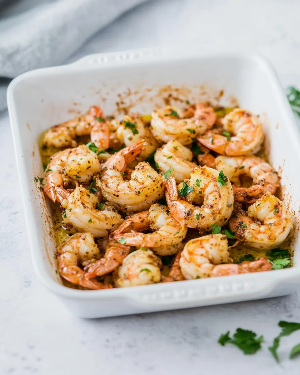 Baked Chili Lime Shrimp