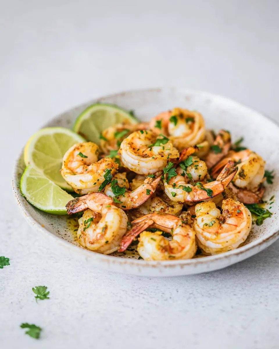 Baked Chili Lime Shrimp