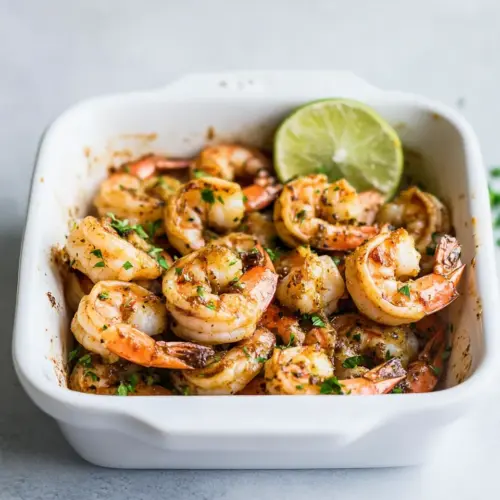 Baked Chili Lime Shrimp
