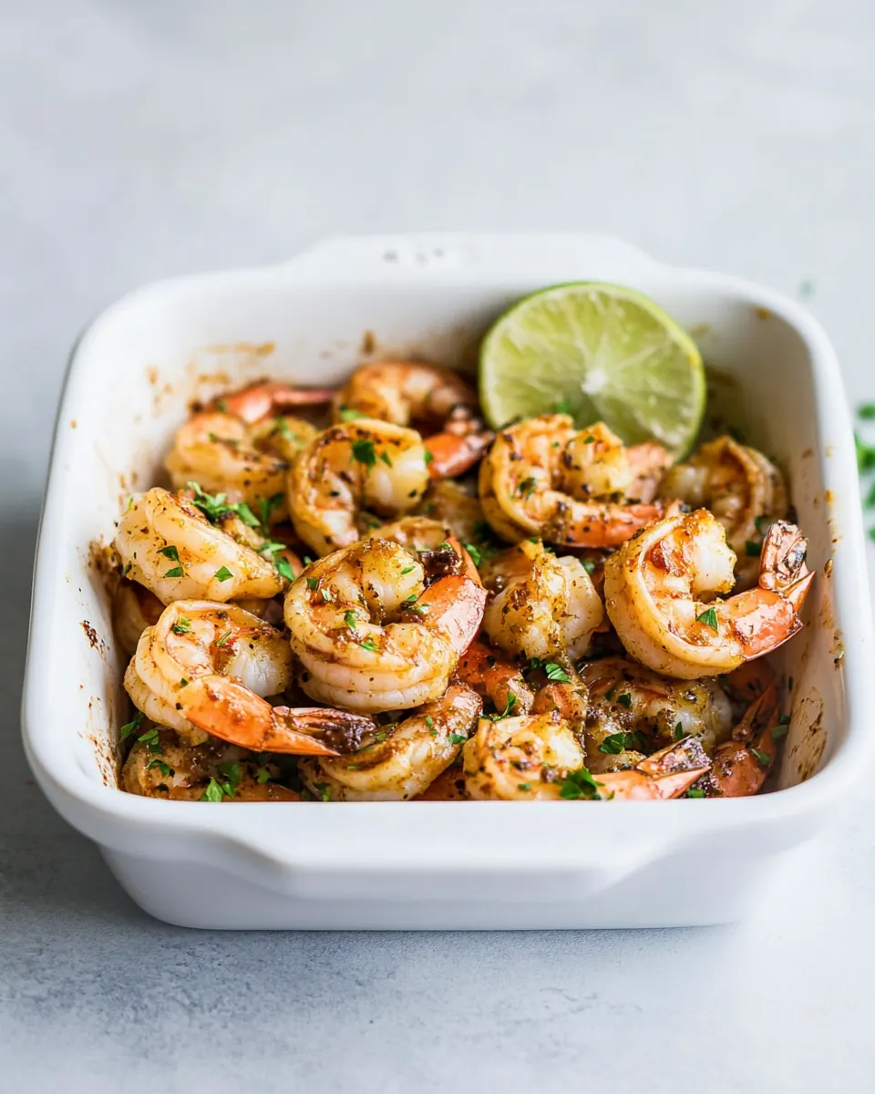 Baked Chili Lime Shrimp