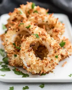 Baked Coconut Crusted Calamari
