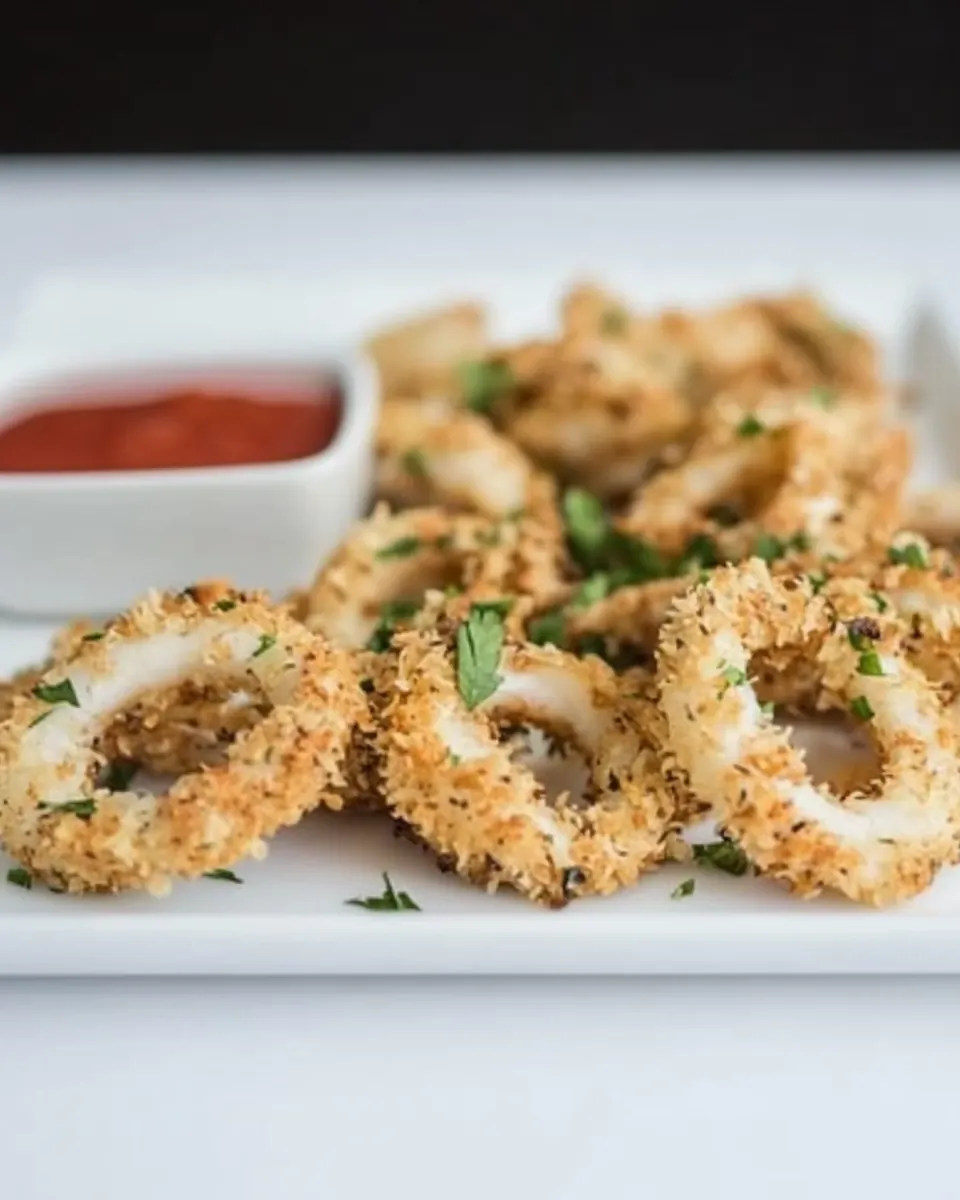 Baked Coconut Crusted Calamari