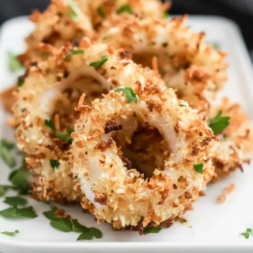 Baked Coconut Crusted Calamari