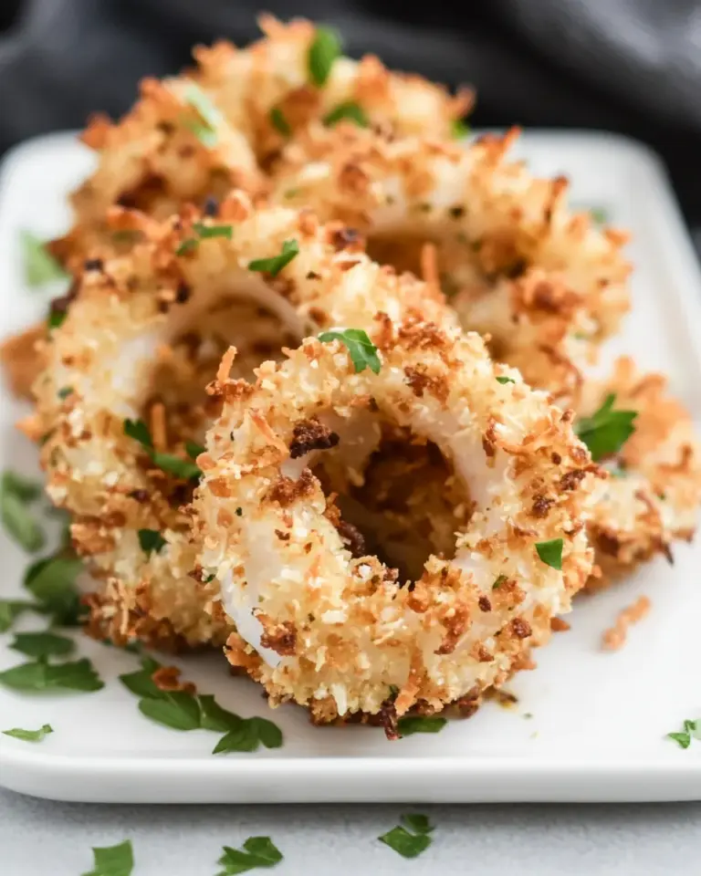 Baked Coconut Crusted Calamari