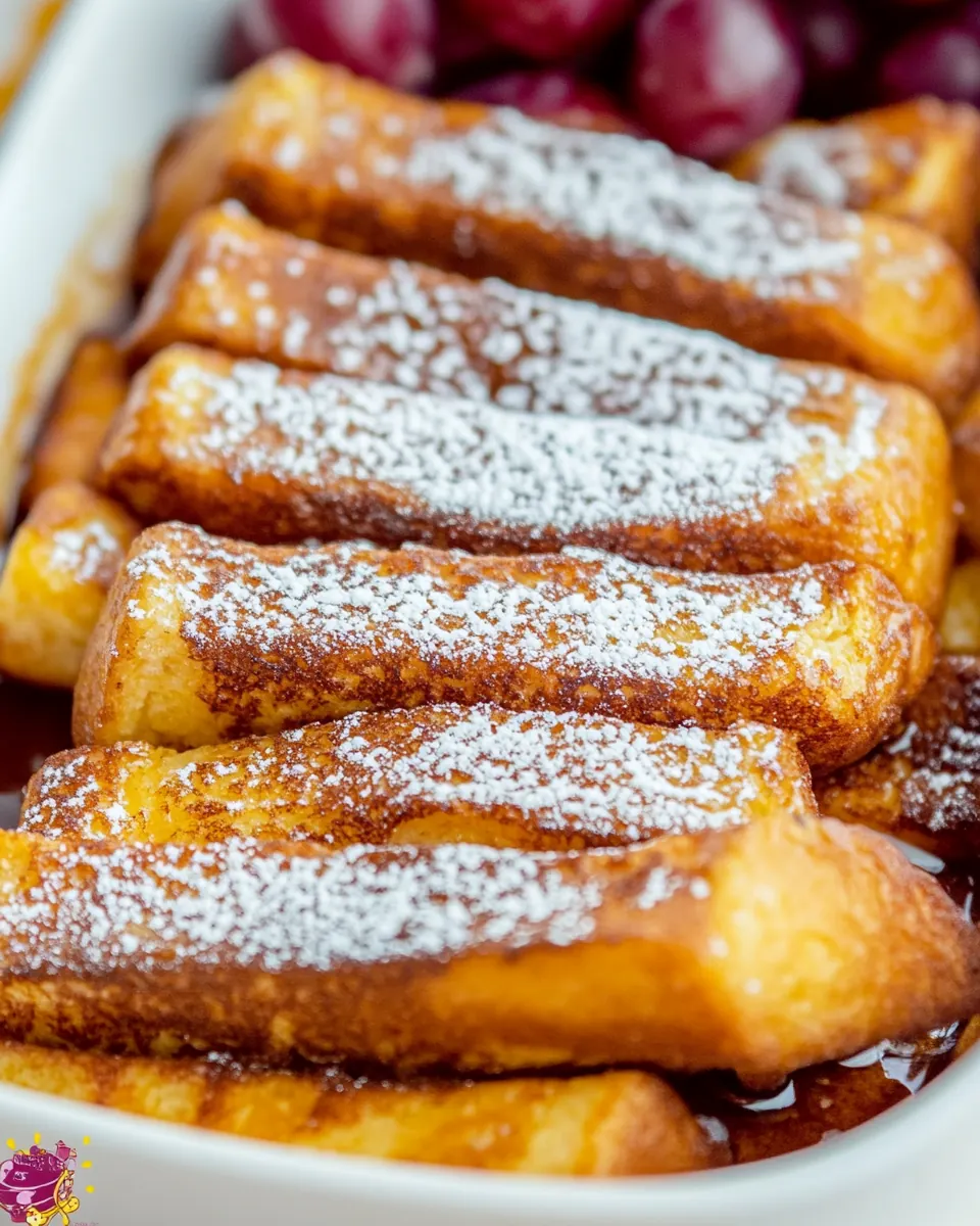 Baked French Toast Sticks