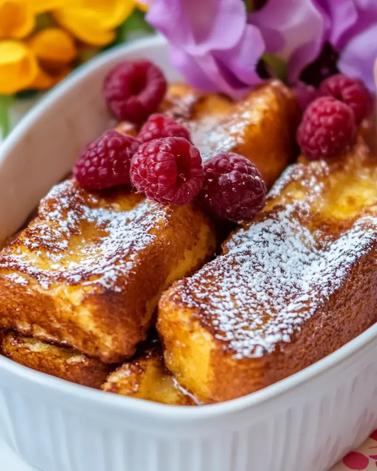 Baked French Toast Sticks