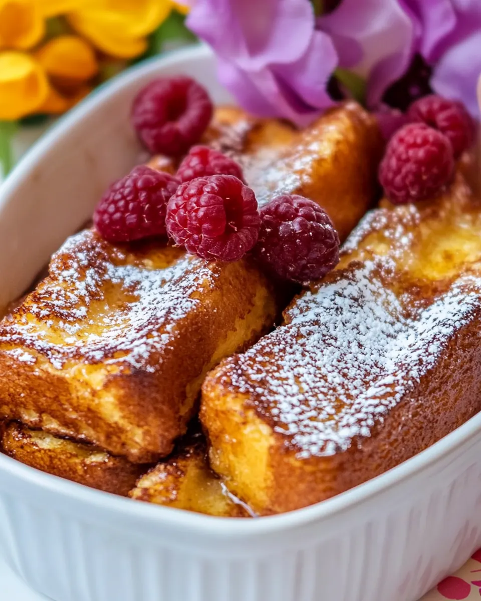 Baked French Toast Sticks
