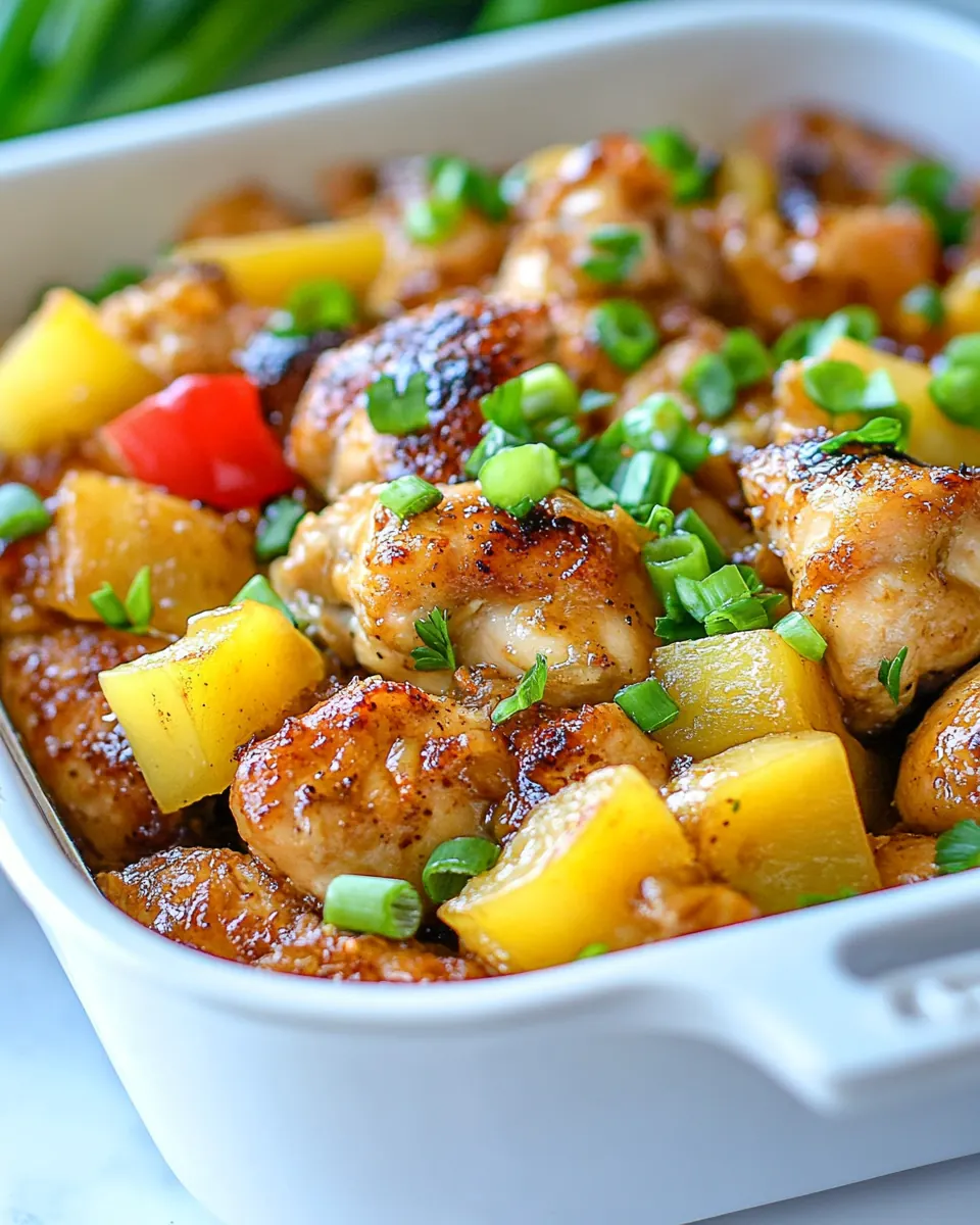 Baked Hawaiian Chicken