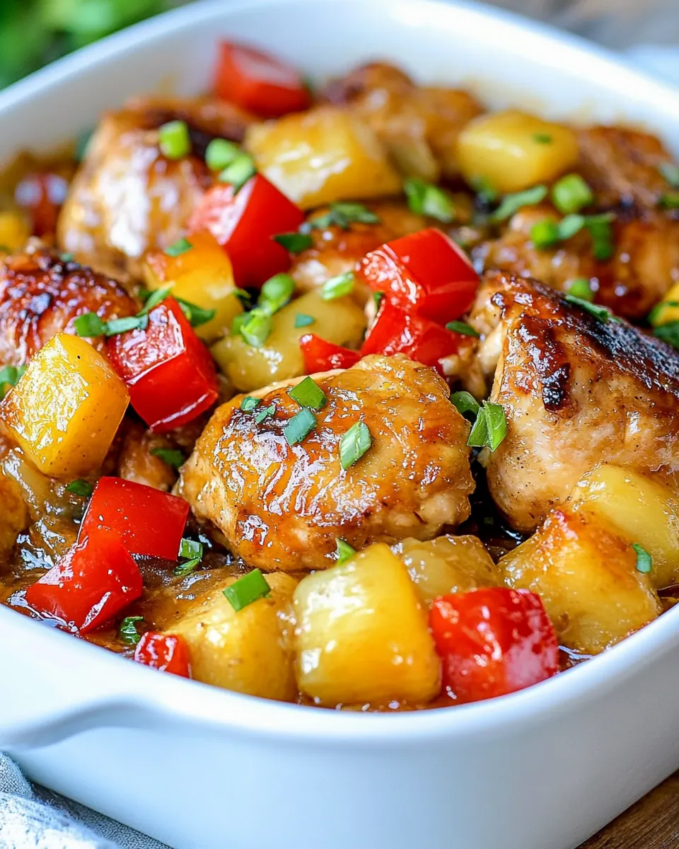 Baked Hawaiian Chicken