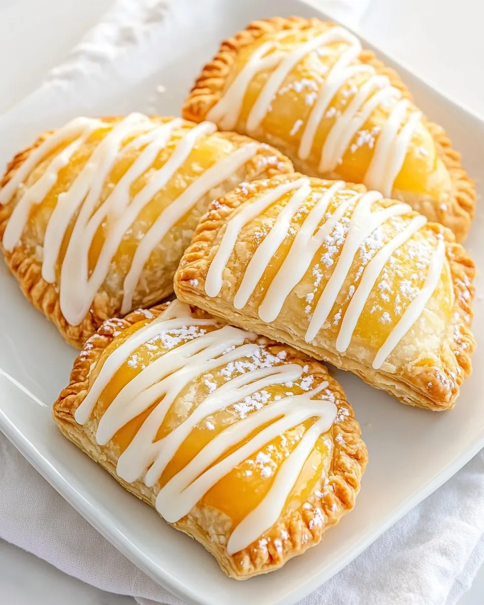 Baked Lemon Curd Hand Pies