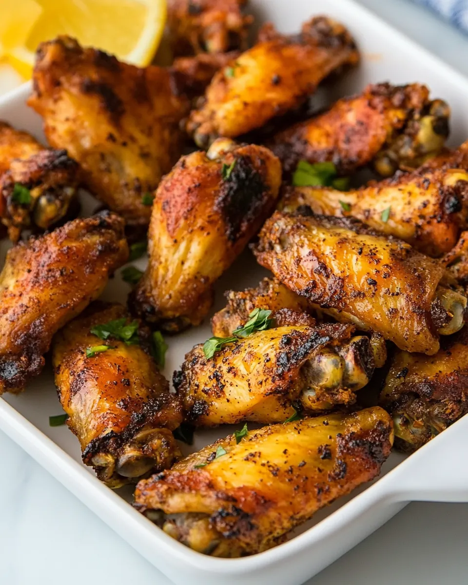 Baked Lemon Pepper Wings