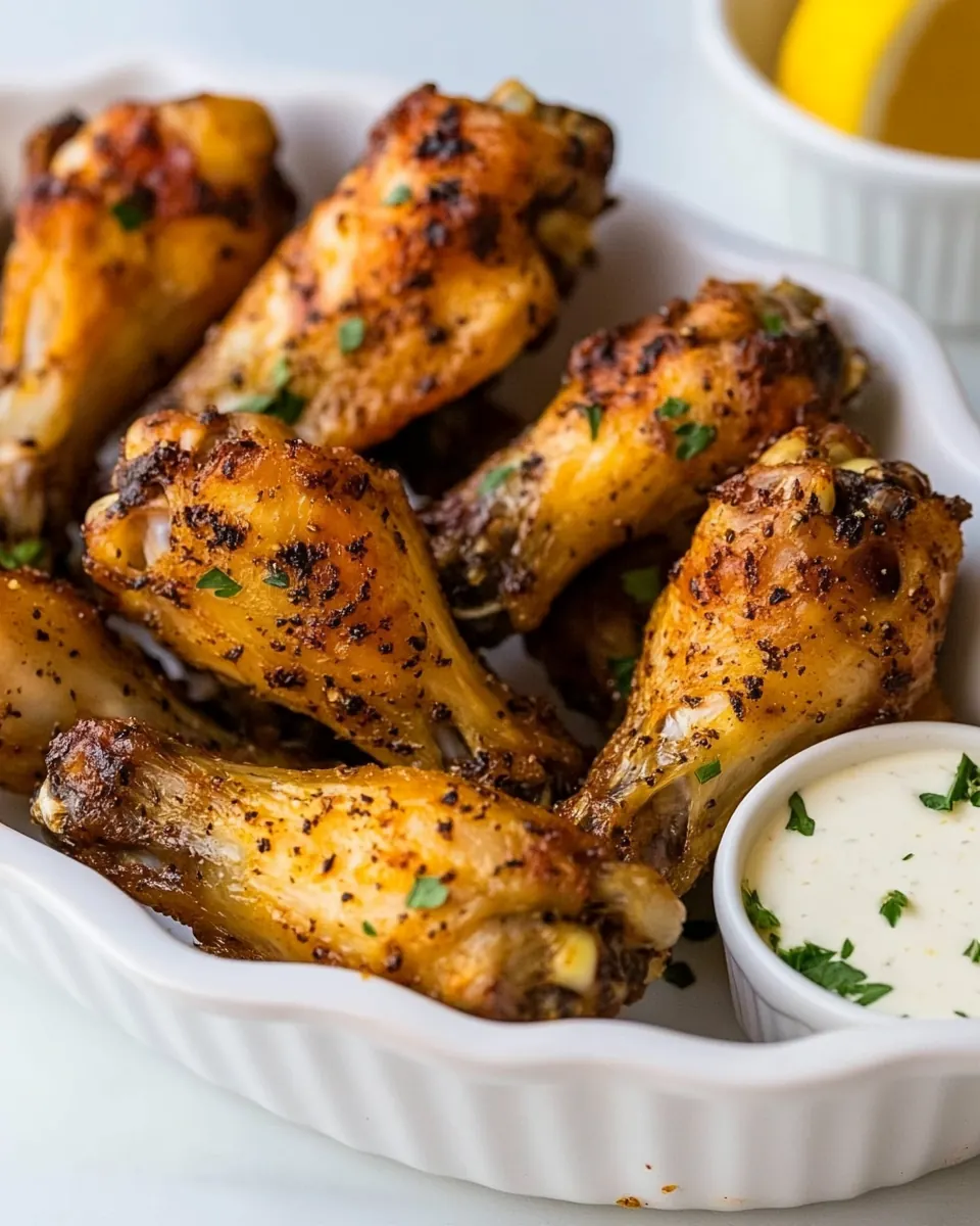 Baked Lemon Pepper Wings
