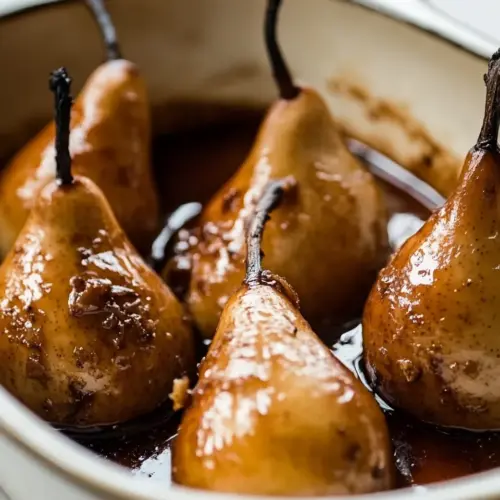 Baked Marsala Pears