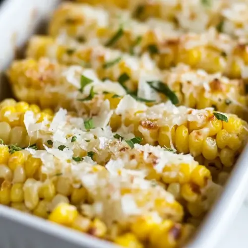 Baked Parmesan Cheese Corn