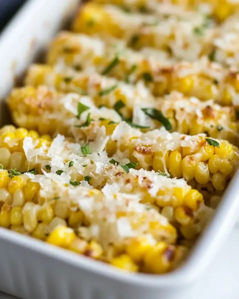 Baked Parmesan Cheese Corn