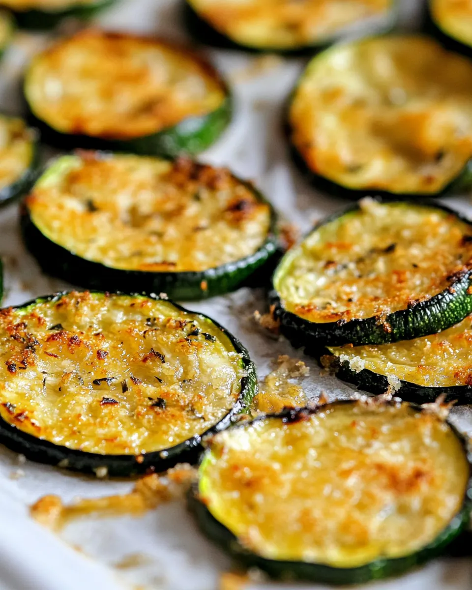 Baked Parmesan Zucchini