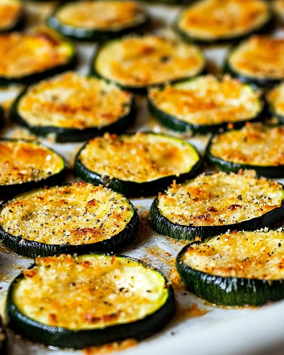 Baked Parmesan Zucchini
