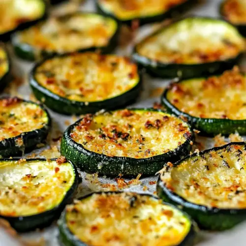 Baked Parmesan Zucchini