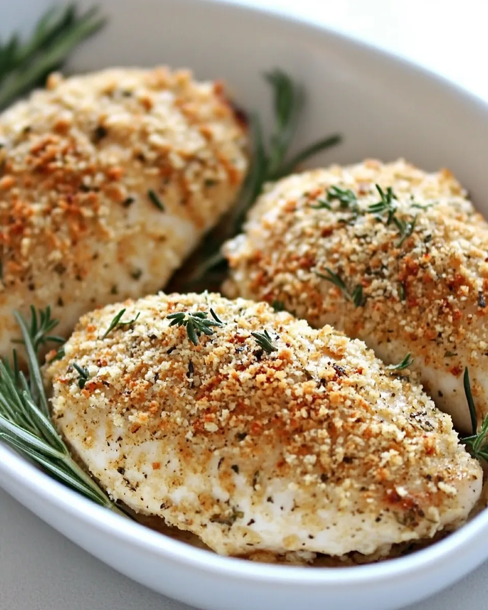 Baked Parmesan and Herb Chicken