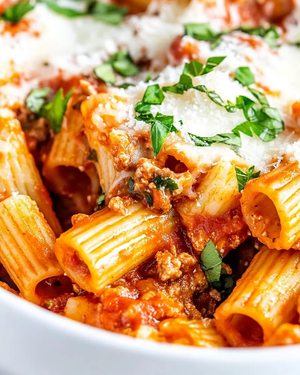 Baked Rigatoni
