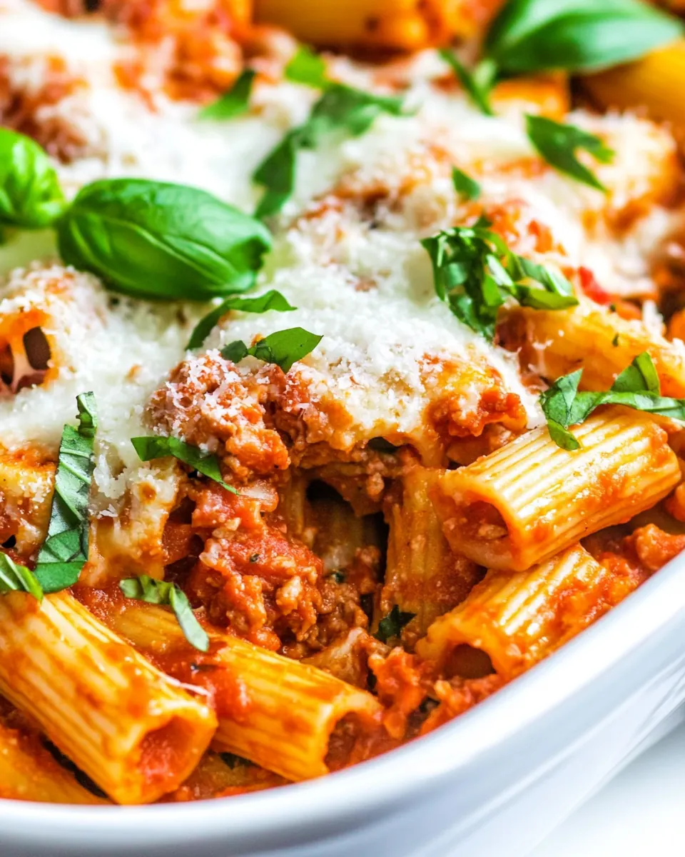 Baked Rigatoni
