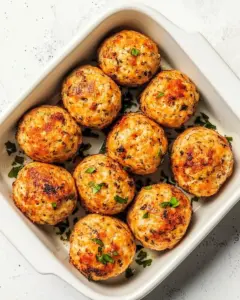 Baked Salmon Meatballs