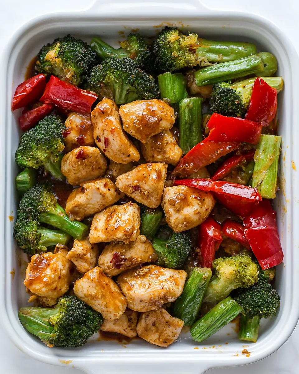 Baked Sweet Chili Chicken and Veggies