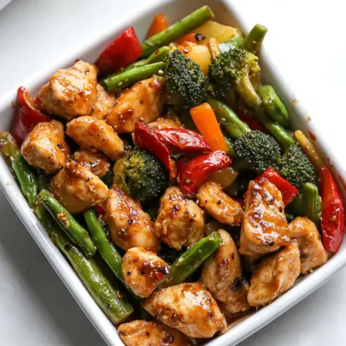 Baked Sweet Chili Chicken and Veggies