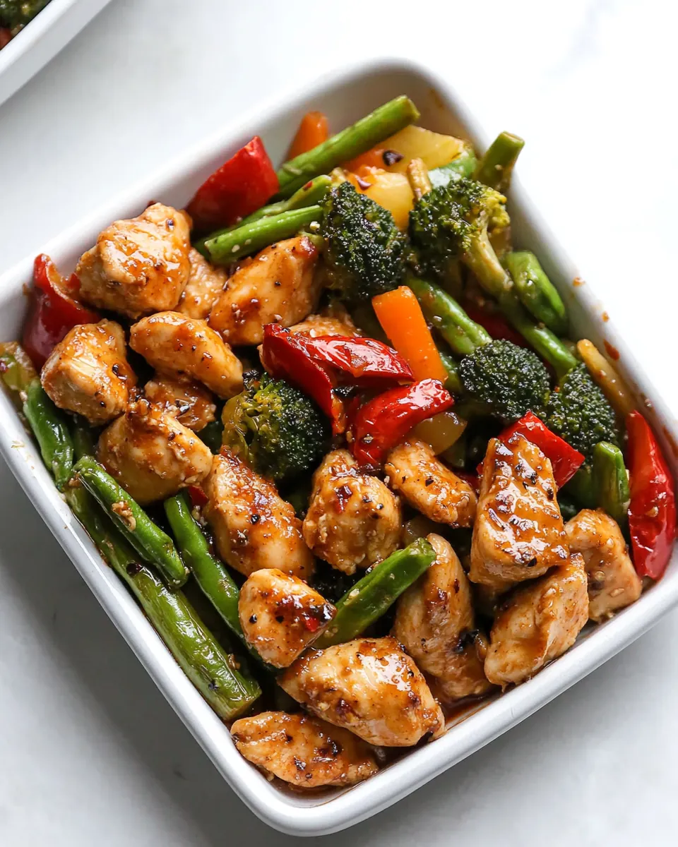 Baked Sweet Chili Chicken and Veggies