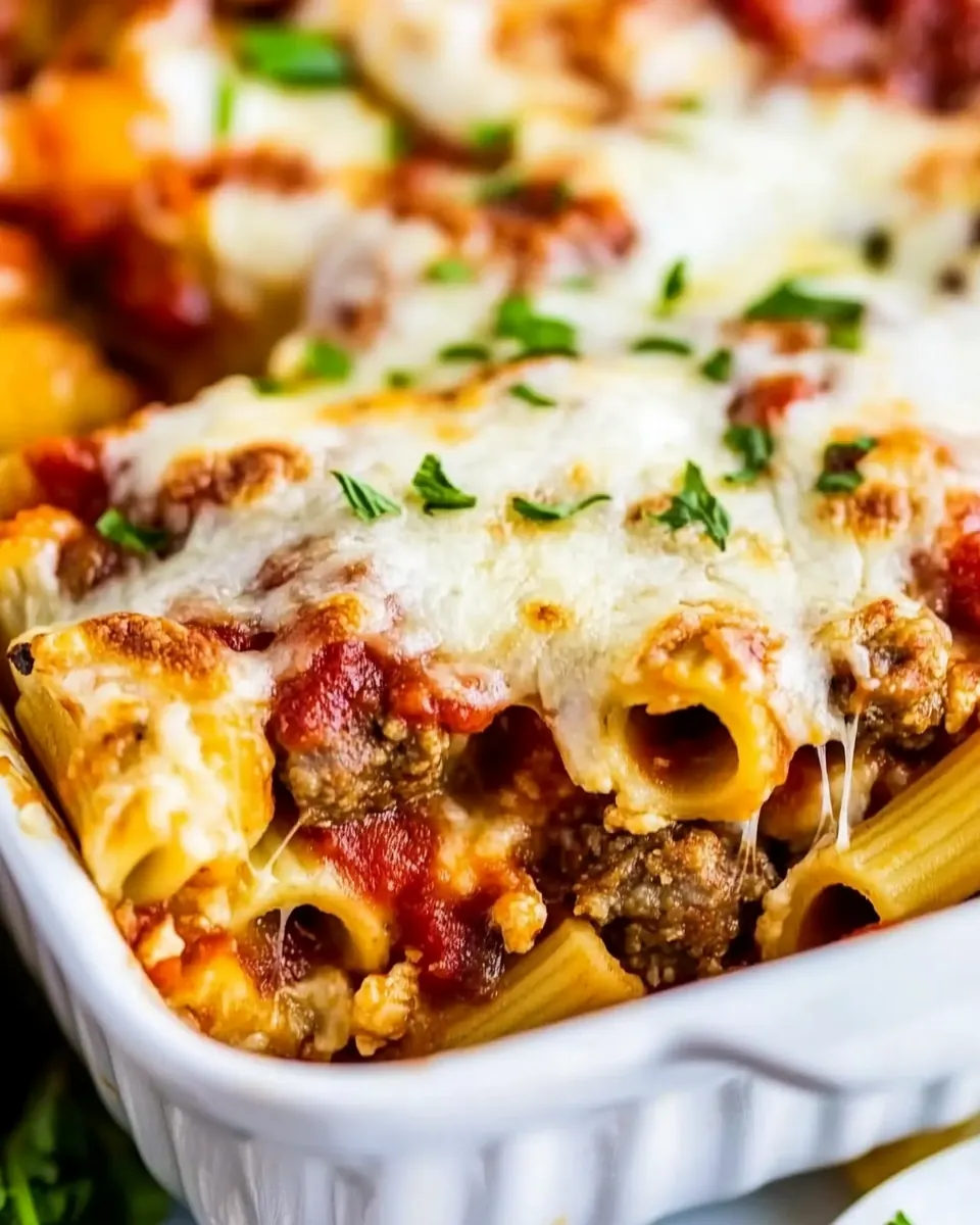 Baked Ziti with Italian Sausage