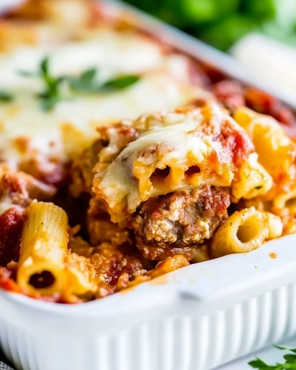 Baked Ziti with Italian Sausage